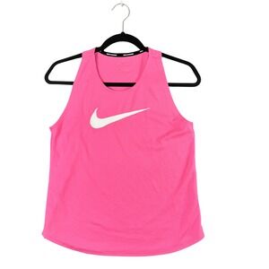 Nike Dri Fit Pink Athletic Tank Y2K Gym Running Workout Top Womens S